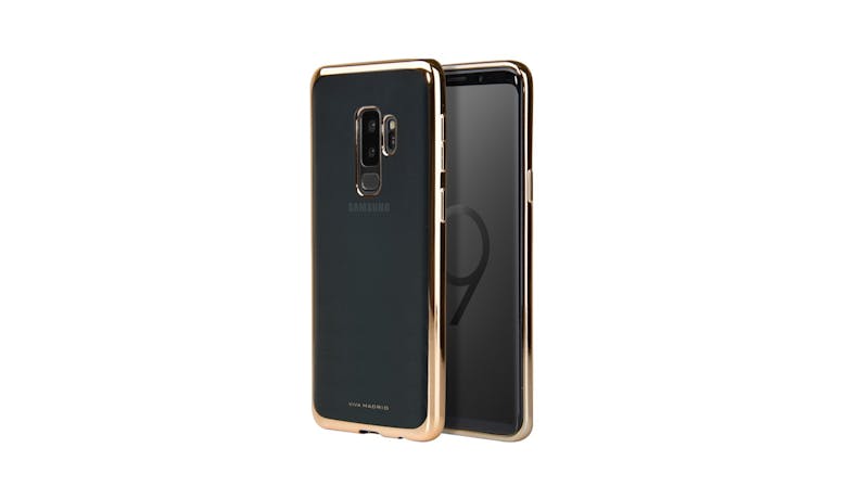Viva Metalico Flex Samsung S9+ Case - Champagne Gold-02