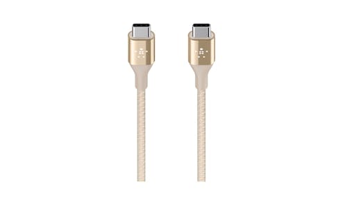 Belkin Mixit DuraTek USB-C Cable Built with DuPont Kevlar - Gold-01