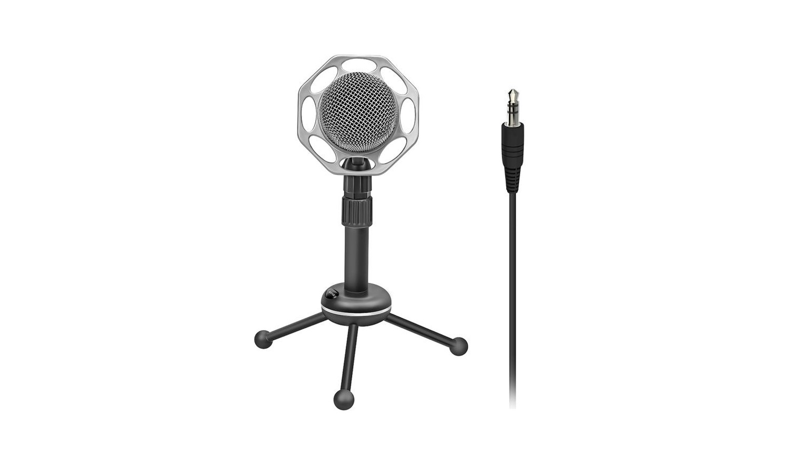 Promate Tweeter8 Professional Desktop Microphone Black Harvey