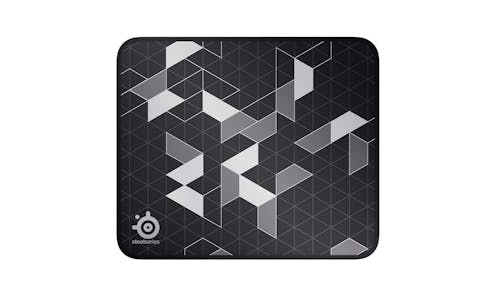 SteelSeries QcK Stitched Edge Gaming Mouse Pad (M)  - Black/Silver-001