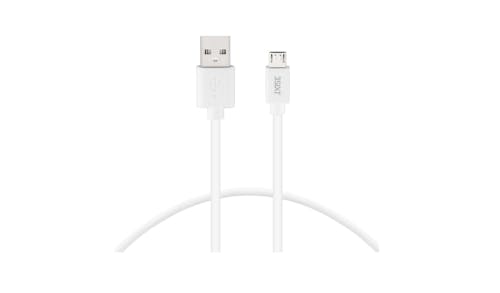 3SIXIT 1m Micro USB Charge & Sync Cable - White-01