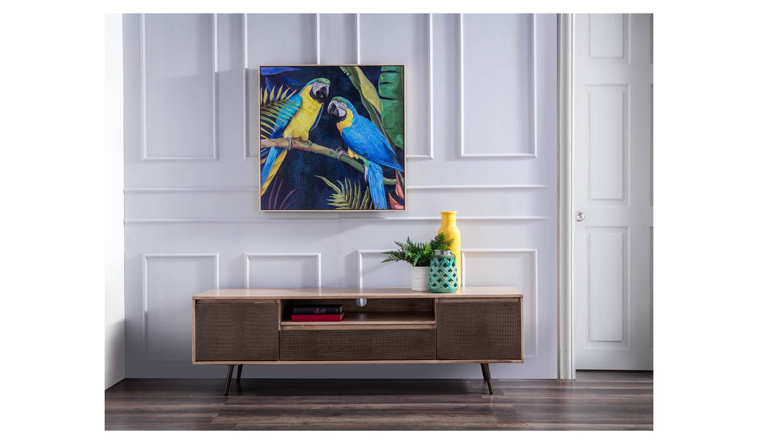 Aspen Tv Cabinet Natural Walnut Harvey Norman Malaysia