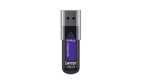 Lexar JumpDrive S57 64GB USB 3.0 Flash Drive - Purple-01
