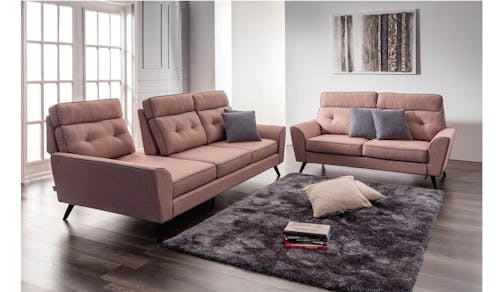 Pasco Deluxe Fabric 2 Seater Sofa