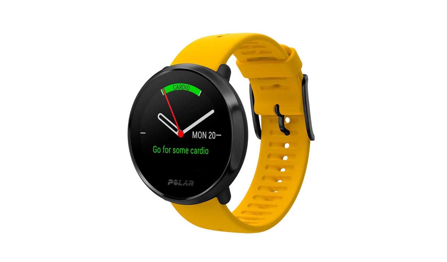 Polar Ignite GPS Fitness Watch M L Yellow Black Harvey Norman