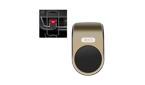 XO C25 Auto Car Metal Magnet Phone Holder - Gold-01