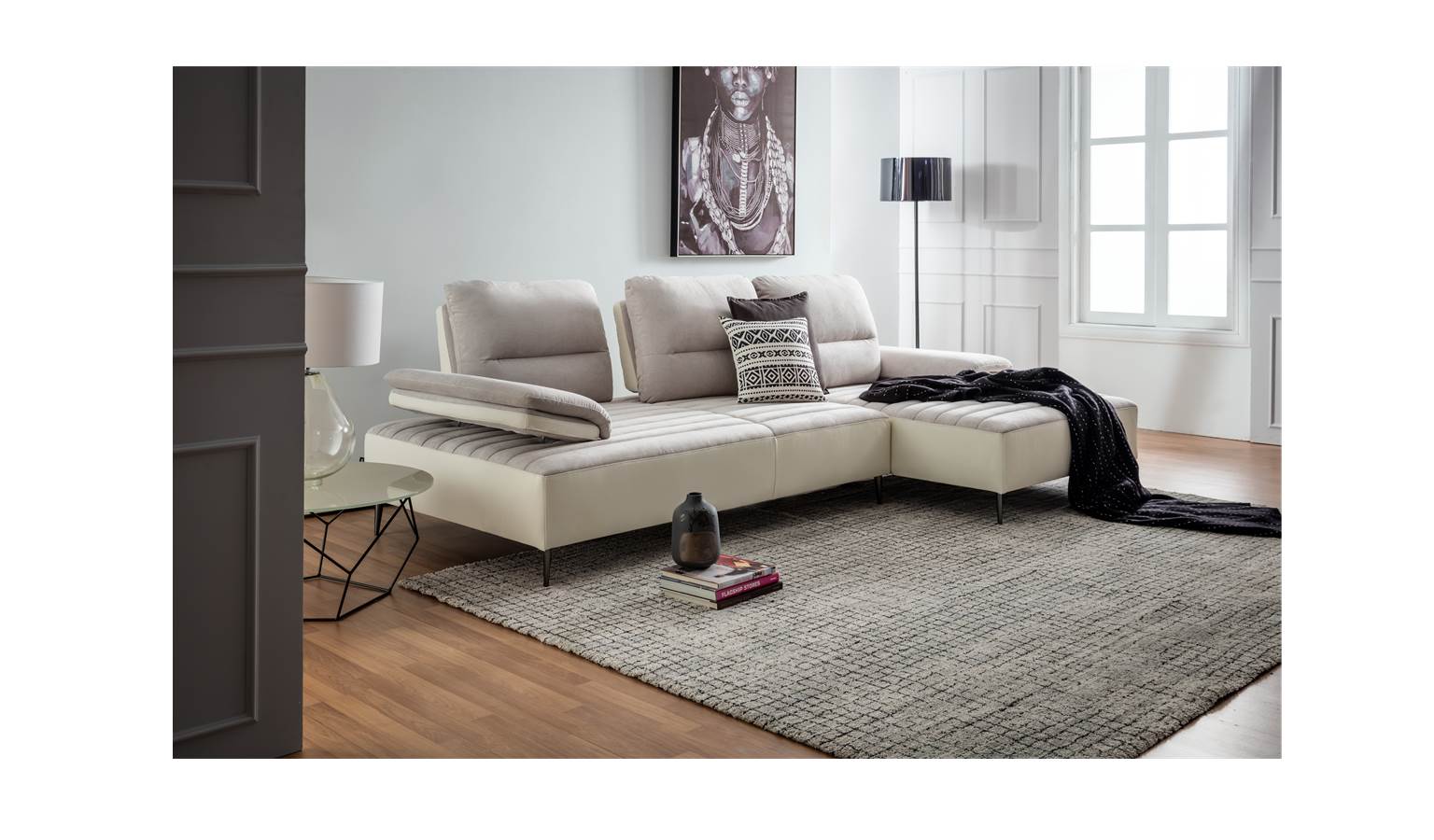 Adella Fabric Leather 2 Seater Sofa Harvey Norman Malaysia