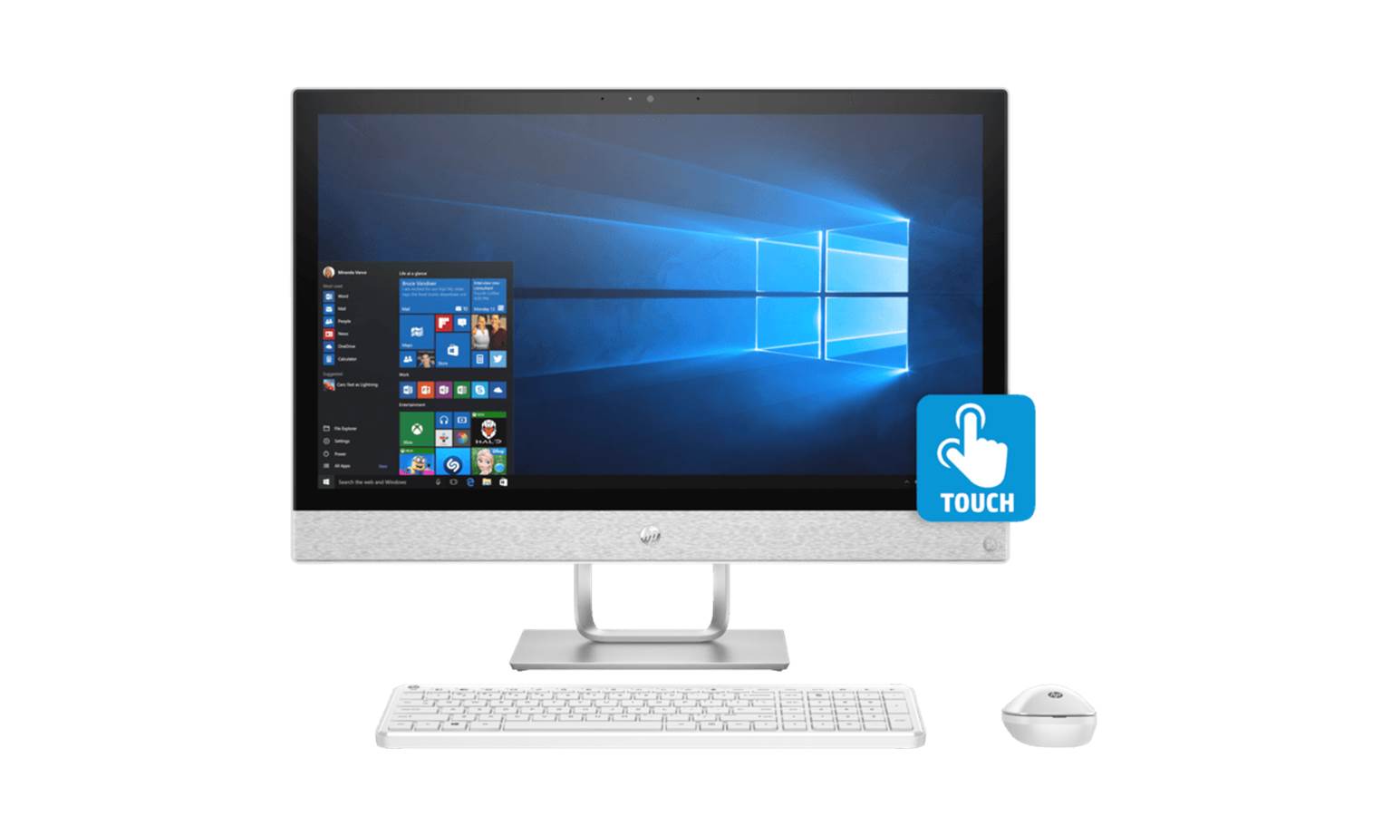 Hp 24 Ryzen 5 Windows 10 Pavilion All In One Desktop Harvey