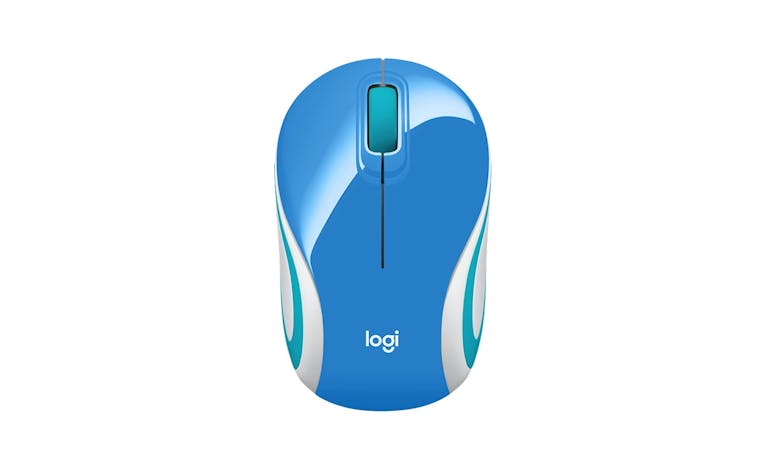 Logitech 910-005372 M187 Wireless Mini Mouse - Blue_01