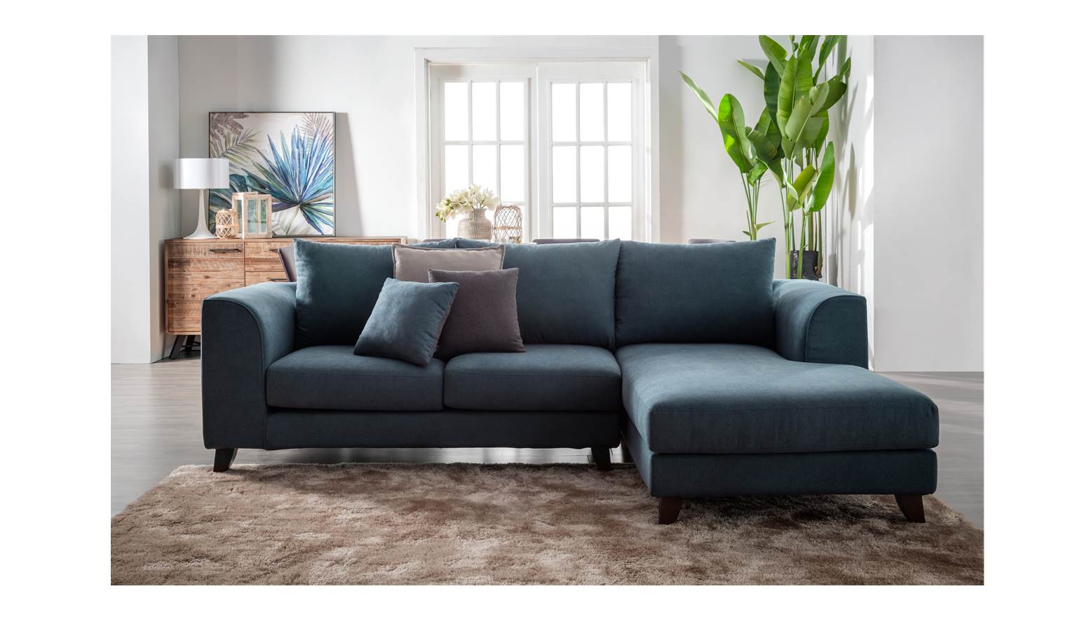 Marini Fabric 2 Seater Lhf Sofa Harvey Norman Malaysia