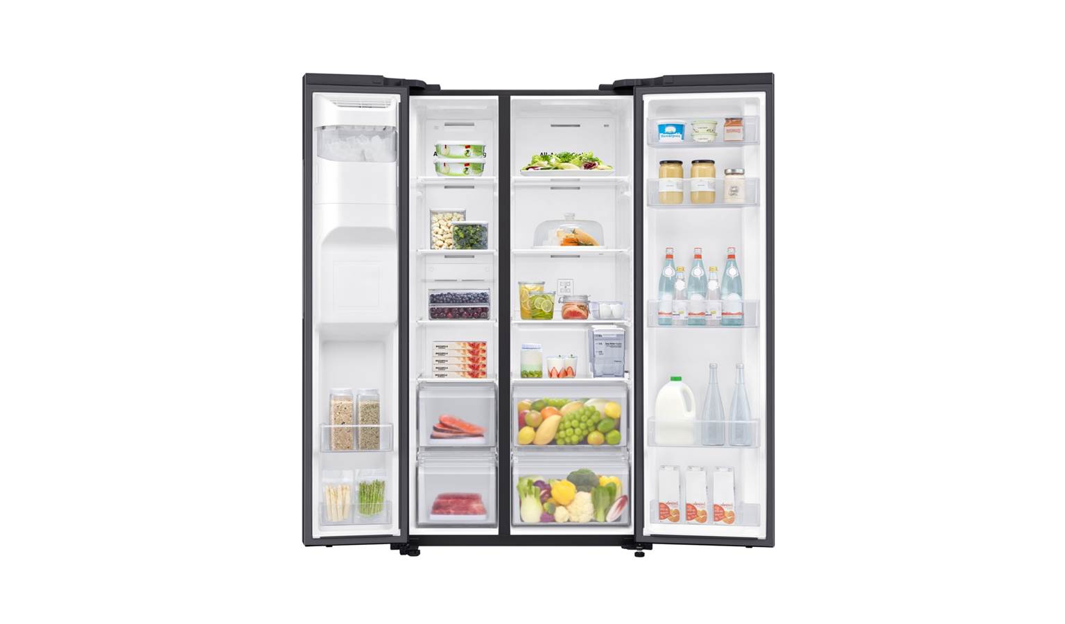 Samsung 617L Side by Side SpaceMax Refrigerator Harvey Norman Malaysia