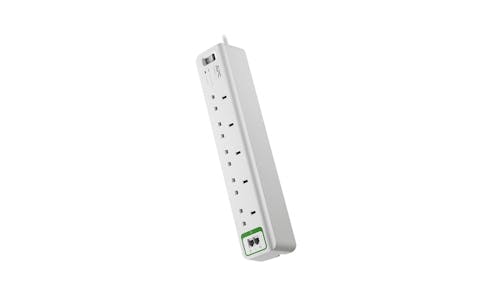 APC PM5T-UK 5 Outlets  Phone Protection Surge Protector - White_01