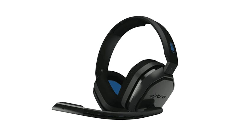 Logitech A10 Gen1 Gaming Headset - Grey/Blue_02