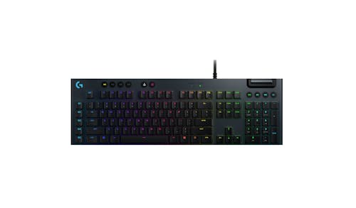 Logitech G813 RGB Clicky Mechanical Gaming Keyboard - Black_01