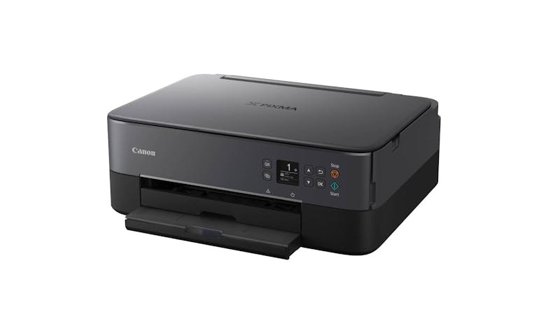 Canon PIXMA TS5370 All-in-One Inkjet Printer - Black (Front)
