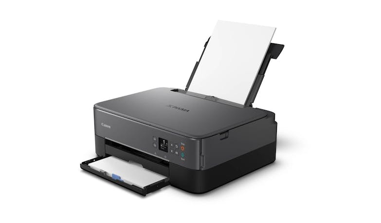 Canon PIXMA TS5370 All-in-One Inkjet Printer - Black (Side)