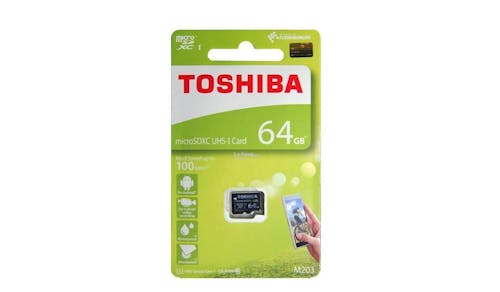 Toshiba M203 64GB Micro SD Memory Card (THN-M203K0640E4)