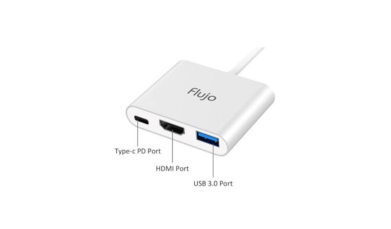 Flujo CH-12-B USB C To HDMI Multiple Adapter