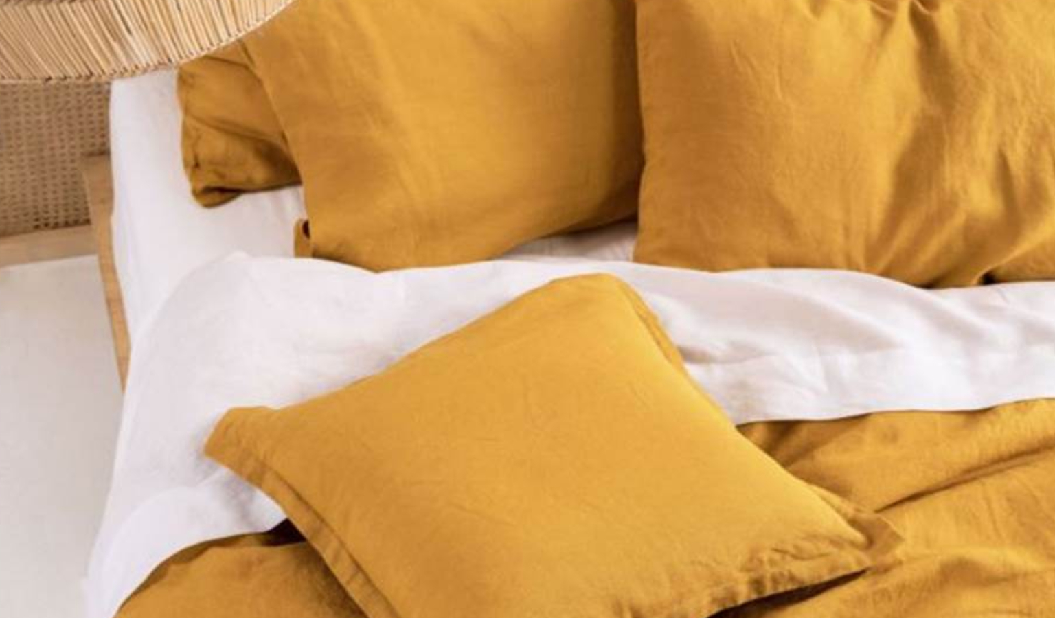 Linen House Nimes King Quilt Cover Set - Chai