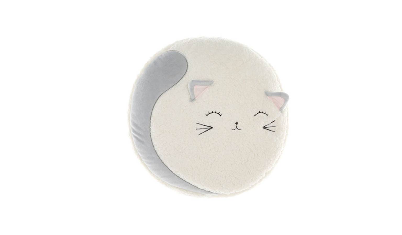 Linen House Sleepy Kitty Novelty Cushion