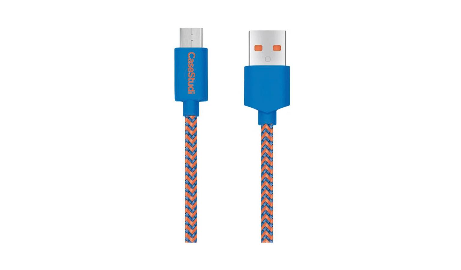 Casestudi 1m Micro USB Cable - Ballistic Orange