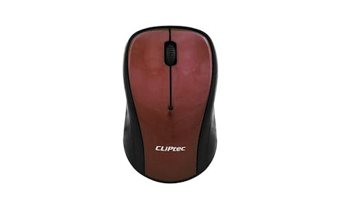 Cliptec Xilent II RZS-856 2.4Ghz Silent Wireless Mouse - Brown