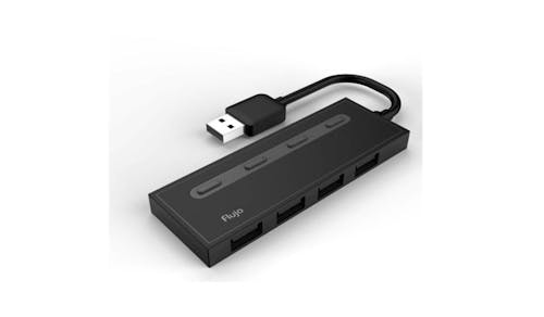 Flujo AH-56 4 Port USB3.0 Hub with Switches