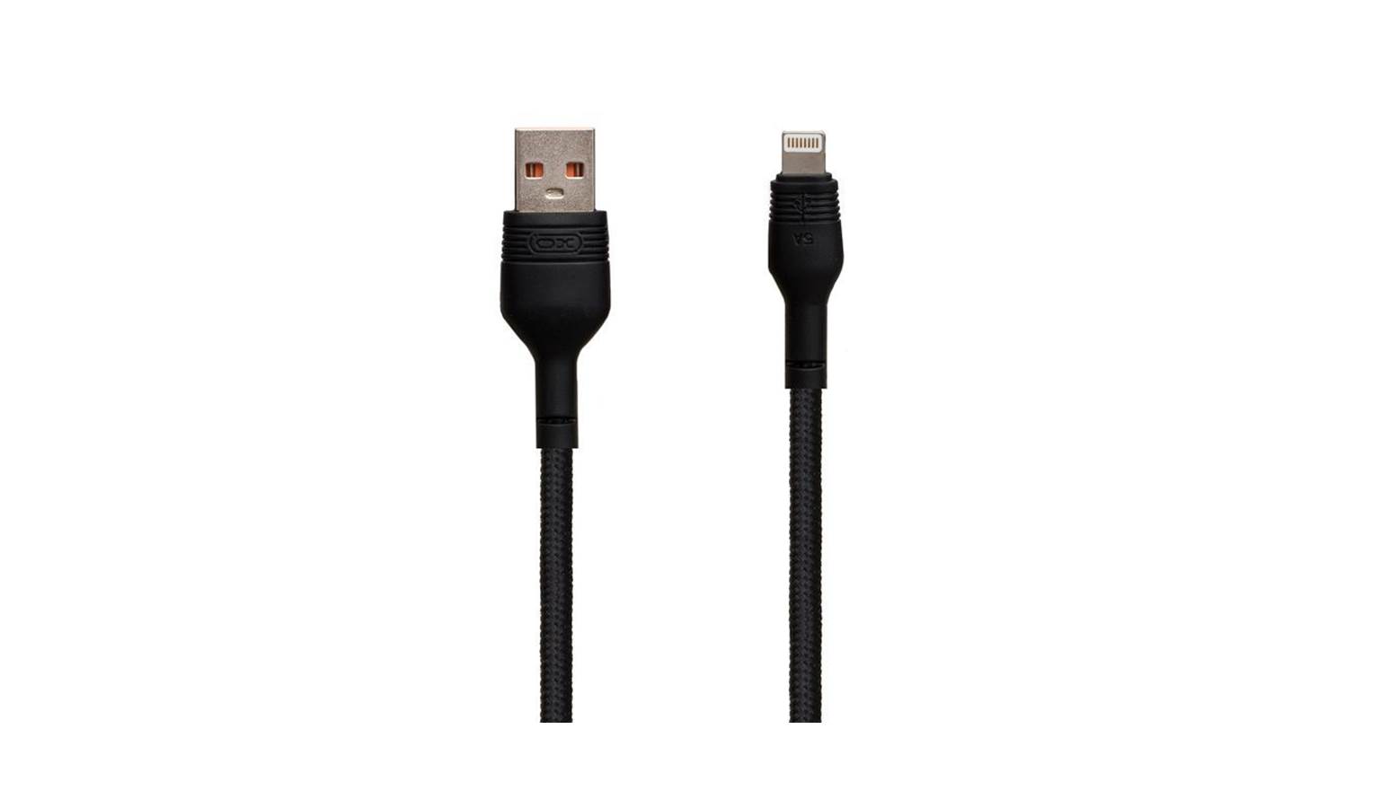 XO NB55 Lightning USB Cable Black Harvey Norman Malaysia