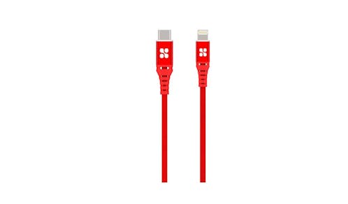 Promate USB-C™ To Apple Lightning Data & Charge Cable - Red