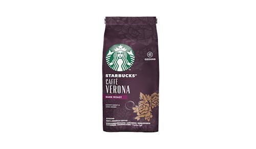 Starbucks Caffe Verona Dark Roast Ground Coffee (Front)
