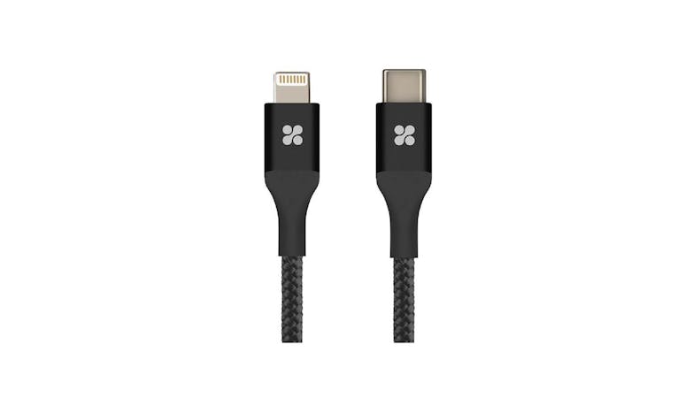 USB UniLink-LTC Type-C OTG Cable with Lightning Connector - Black