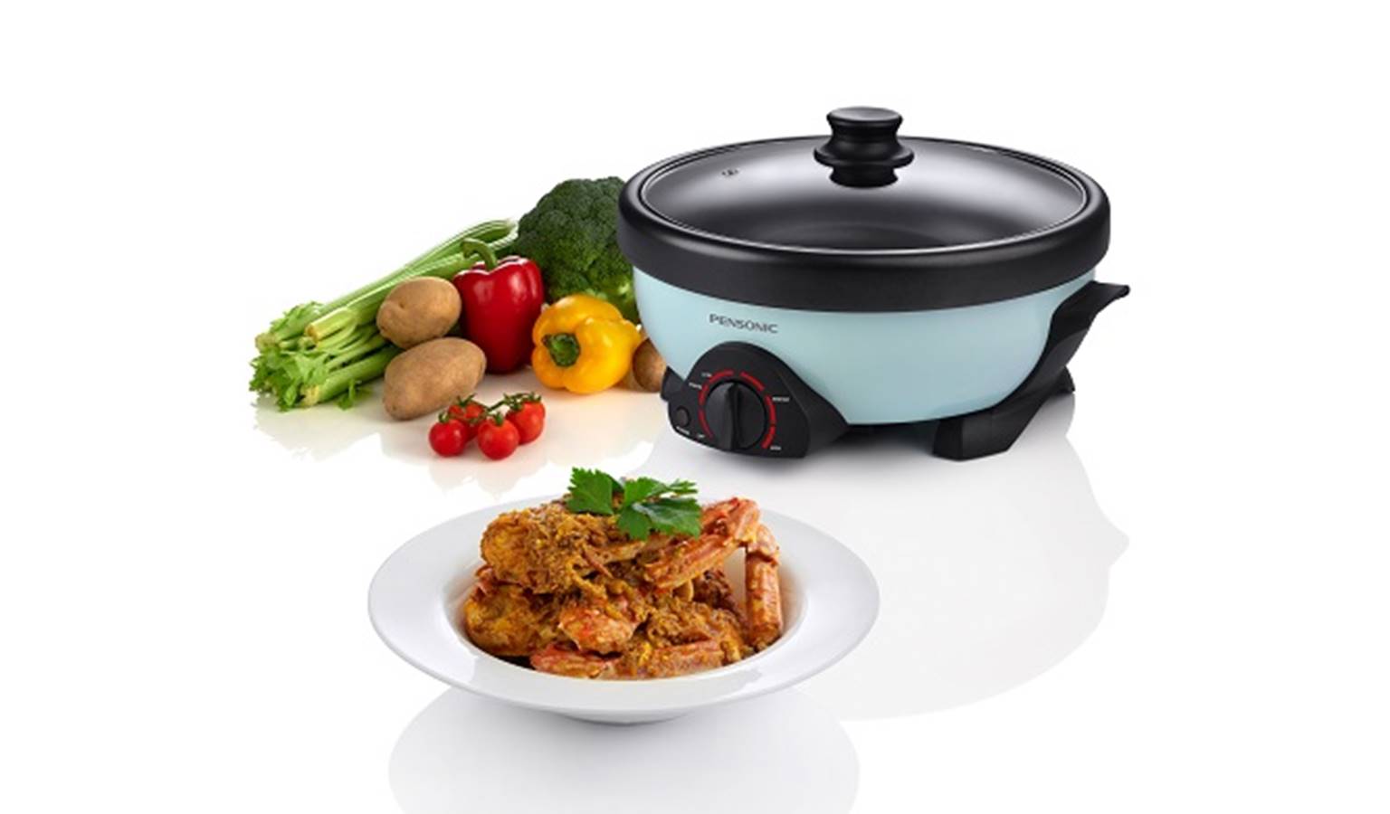 Pensonic multi cheap cooker with steamer