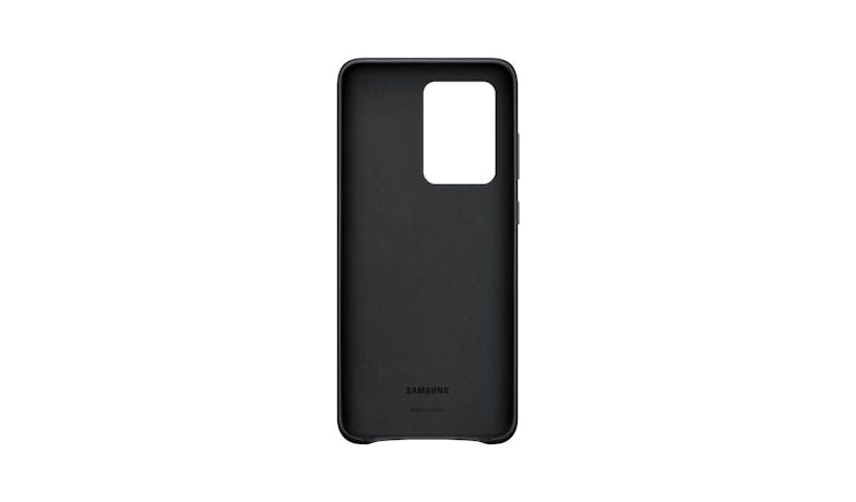 Samsung Leather Cover for Galaxy S20 Ultra - Black (Inside)