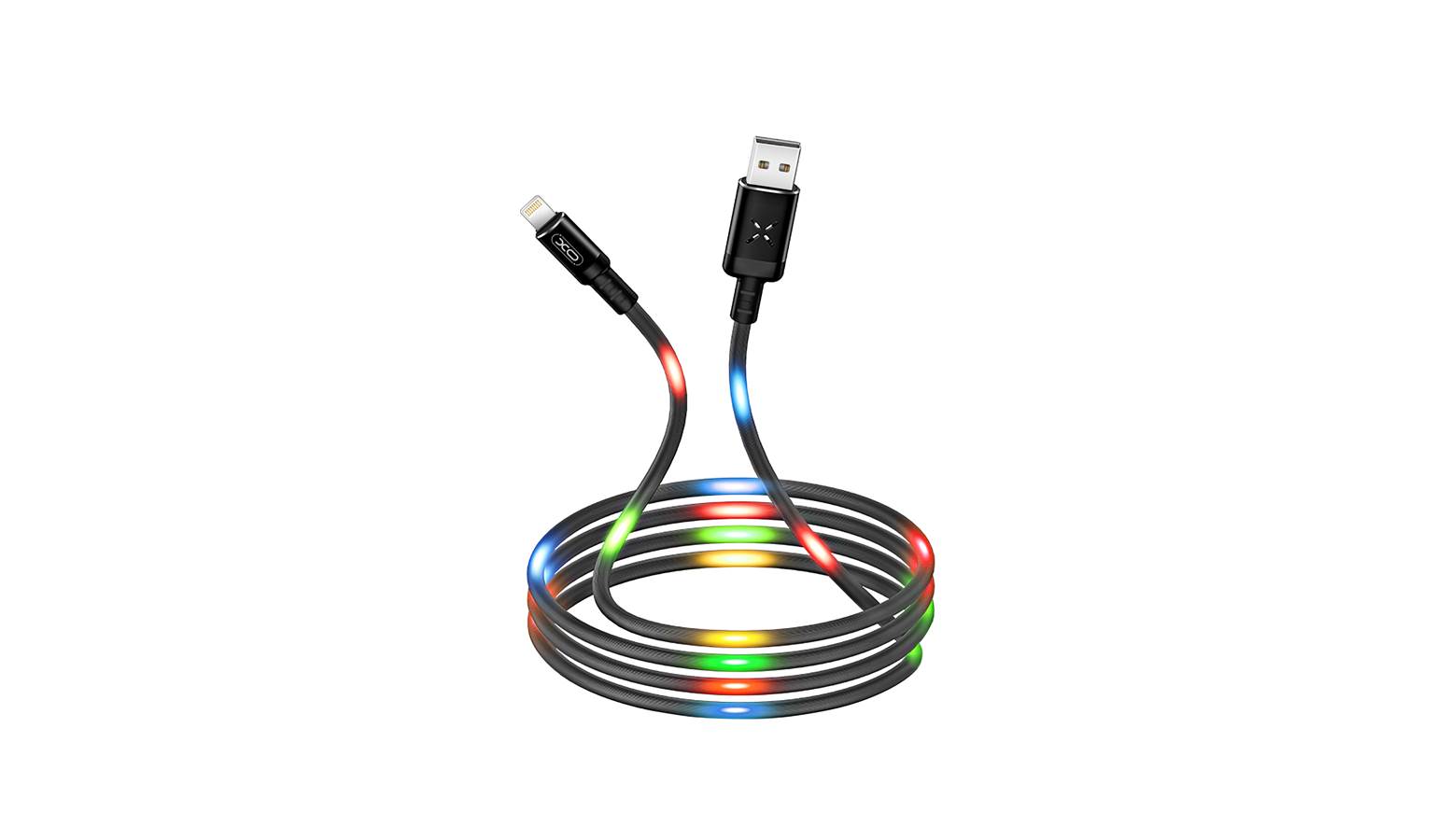 XO NB108 Lightning Cable Black Harvey Norman Malaysia