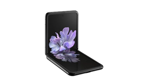 Samsung Galaxy Z Flip Foldable Smartphone - Mirror Black (Main)