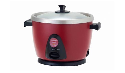 Khind Anshin 0.6L Smart Rice Cooker - Alpha Red (RC-106M)
