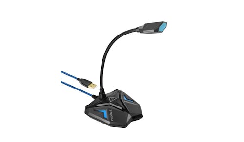 Promate Streamer High Definition USB Gaming Microphone - Blue