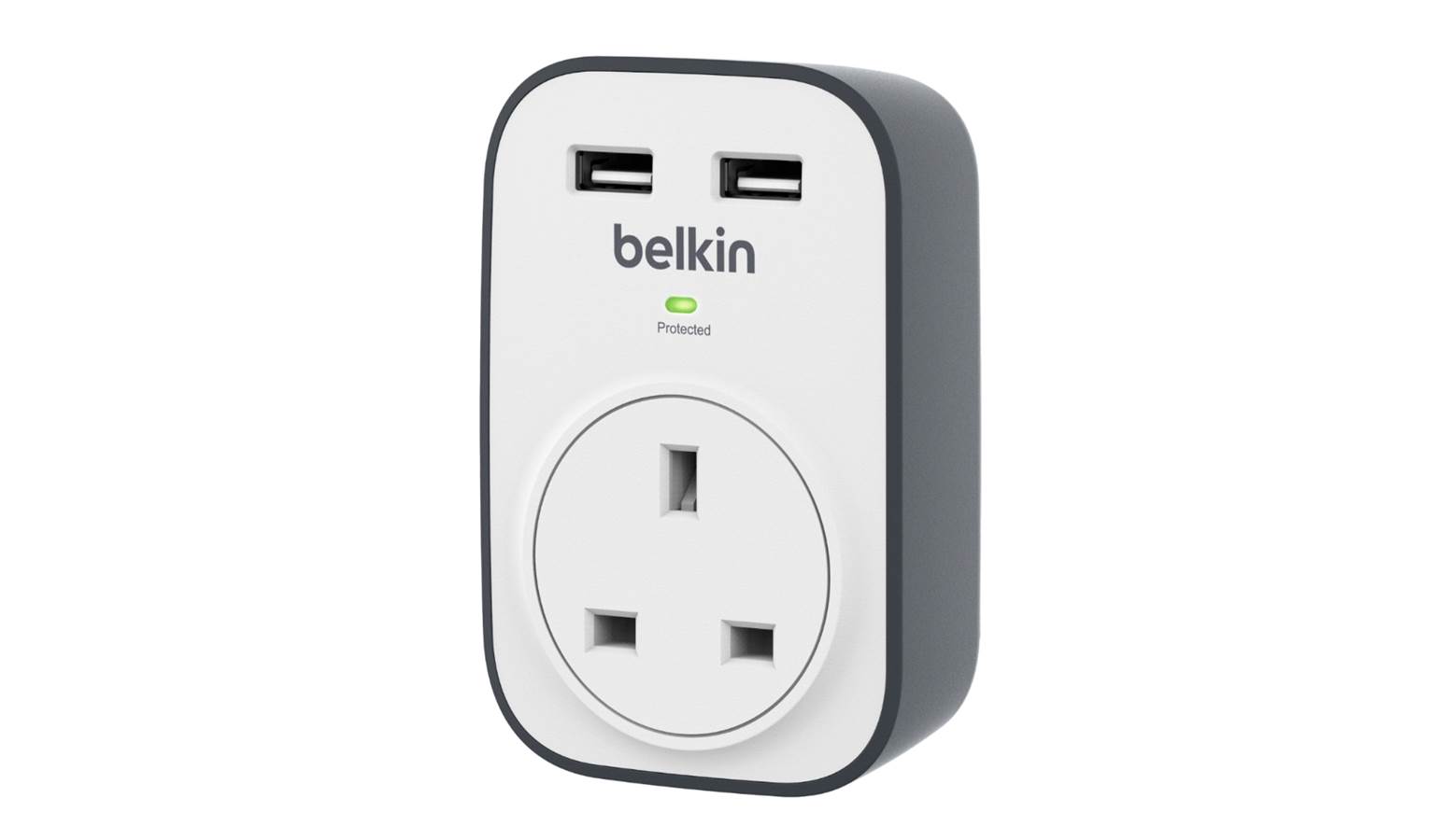 Belkin BSV-103SA SurgeCube 1 Outlet Surge Protector With 2 X 2.4A ...