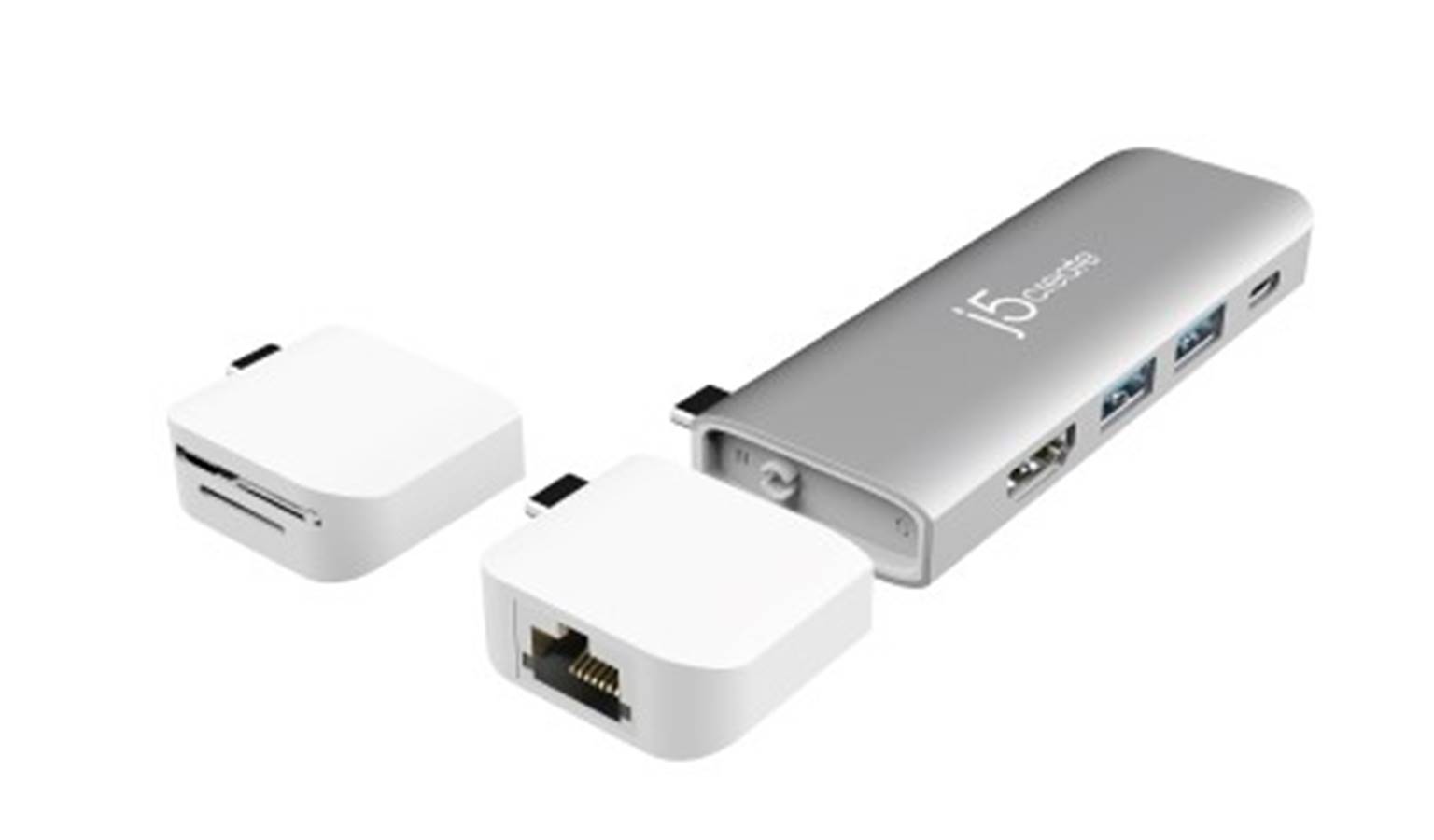 J5Create JCD387ESK Ultradrive Kit USB-C Modular Dock 8-in-1 (IMG 1)