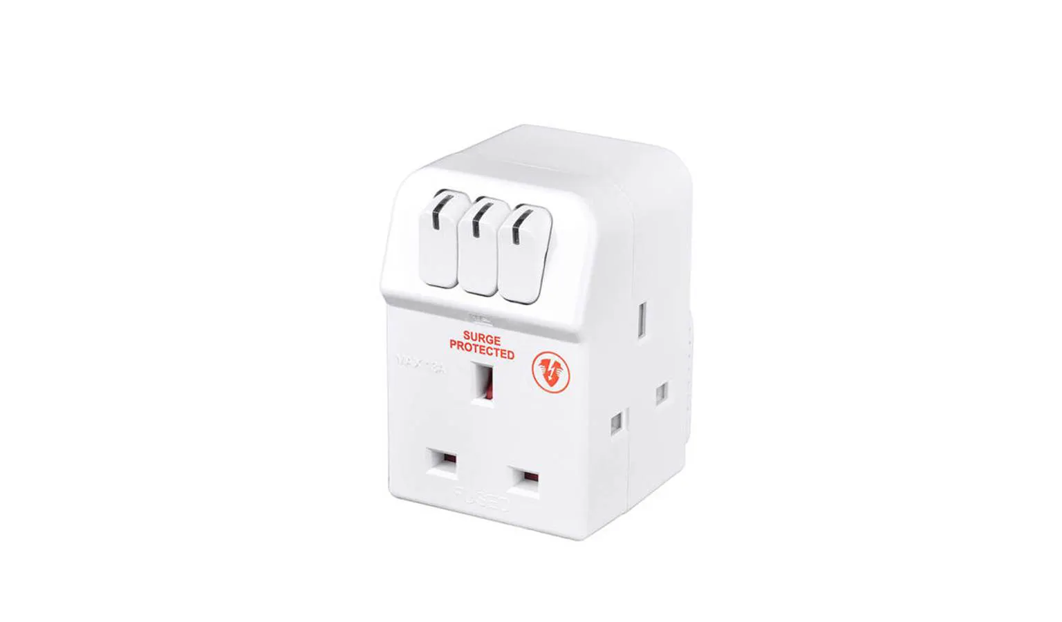 Masterplug Surge Protector 3 Socket Switched Adaptor | Harvey Norman ...