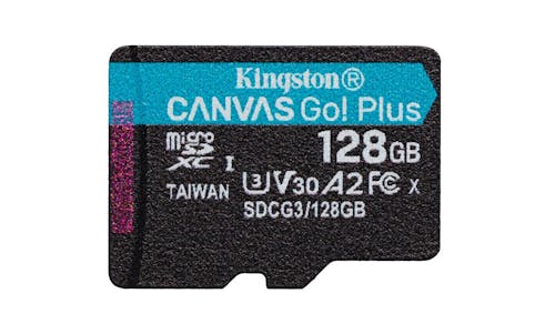 Kingston Canvas Go! Plus (SDCG3) microSD Memory Card (128GB) - IMG 1