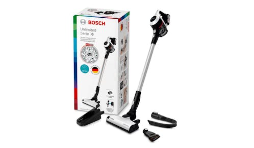 Bosch Serie 6 Rechargeable Vacuum Cleaner Unlimited - White (IMG 1)