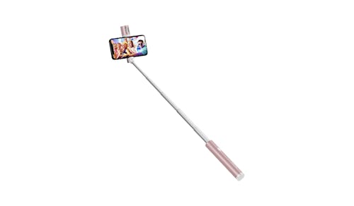 Momax KM12M Selfie Light Bluetooth with LED - Rose Gold