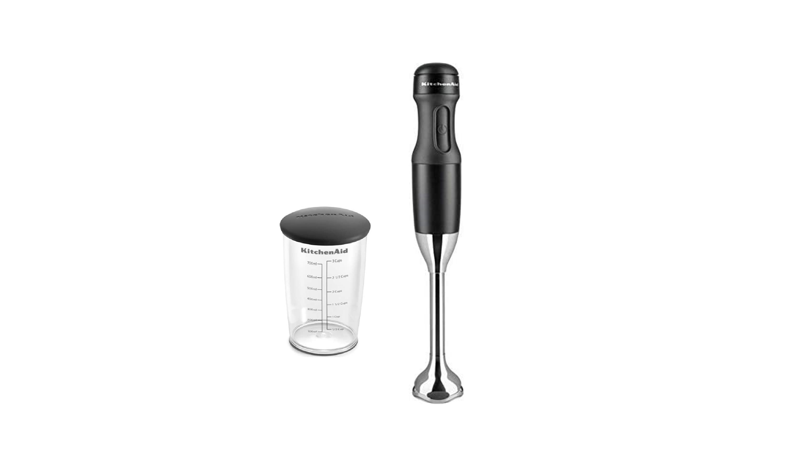 KitchenAid 5KHB1231GBM 2-Speed Hand Blender - Matte Black ...