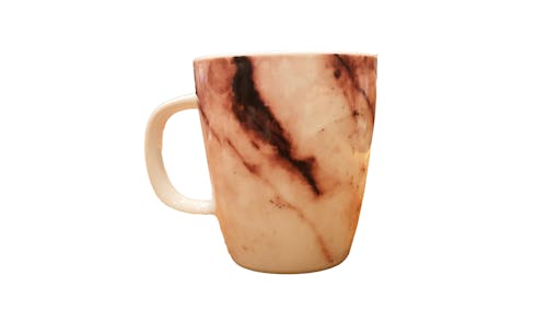 Bambis Masonry 350ml Coffee Mug - Pink Marble