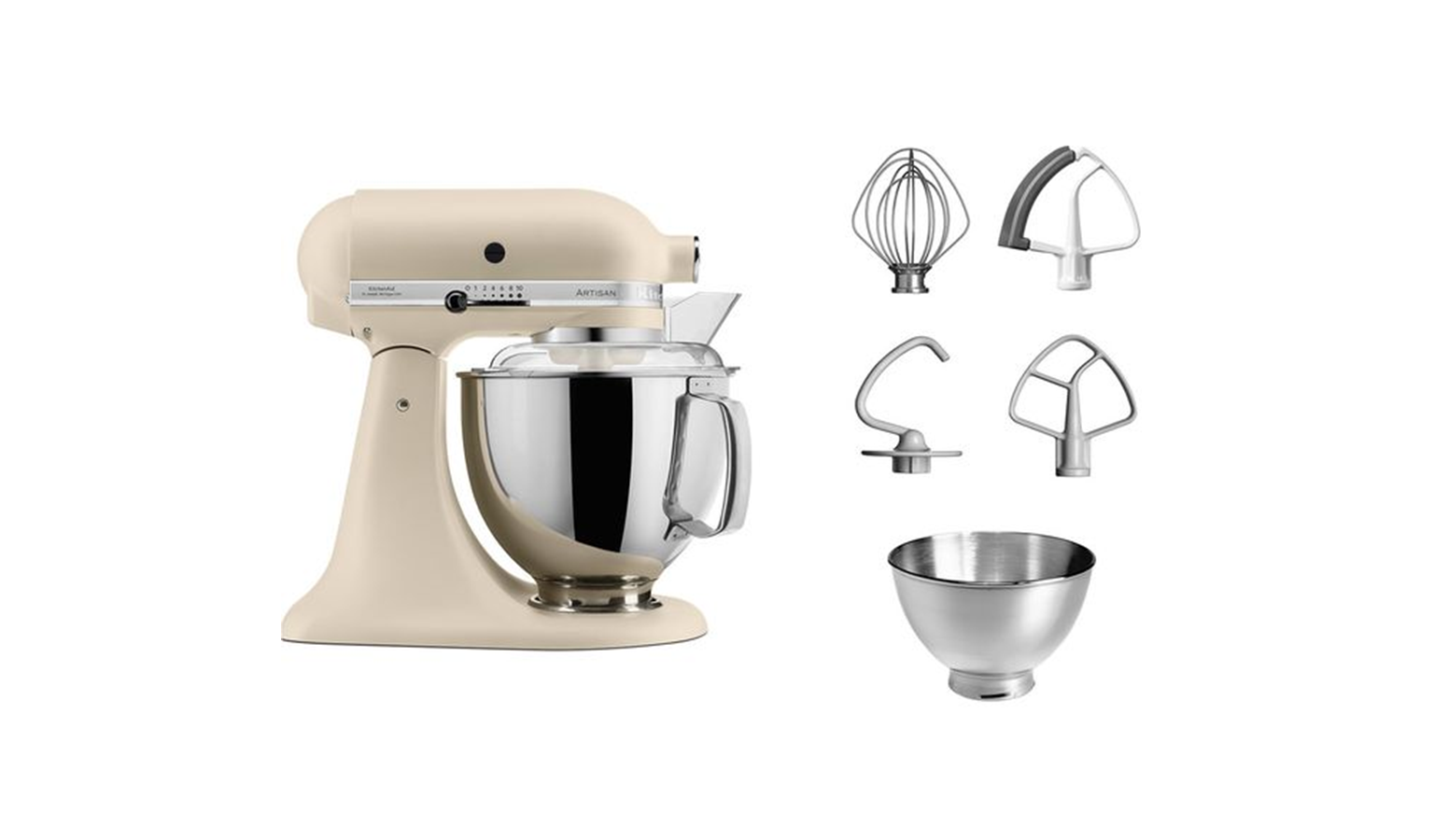 KitchenAid 5KSM175PSBFL 4.8L Artisan TiltHead Stand Mixer Fresh