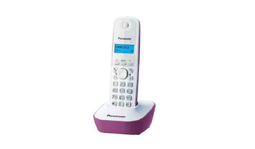 Panasonic KX-TG1611MLF Digital Cordless Phone (Purple)