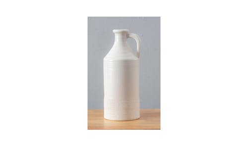 Kayte 957128 36cm Ceramic Vase - White