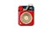 Muzen Button Bluetooth Speaker - Red