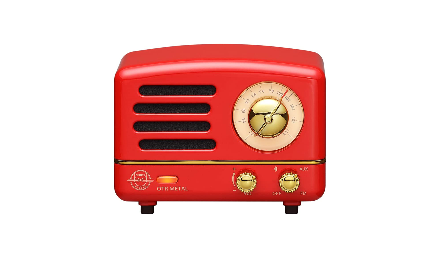 Muzen OTR Metal Bluetooth Speaker Red Harvey Norman Malaysia